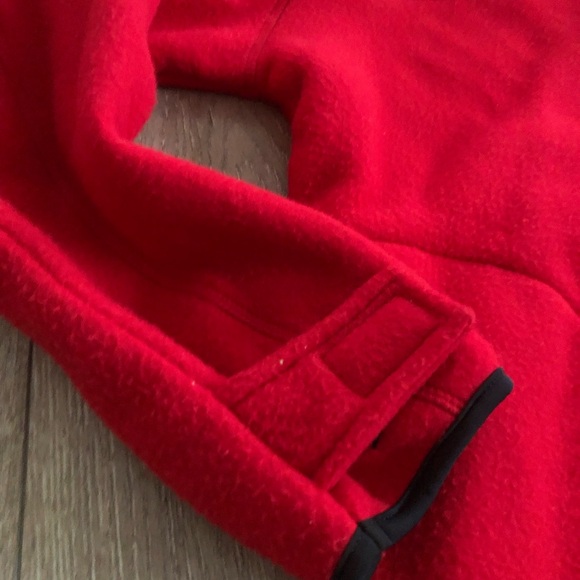 Kavu Mens 1/2-Zip Fleece Pullover size Small color Red made in the USA - Picture 5 of 6